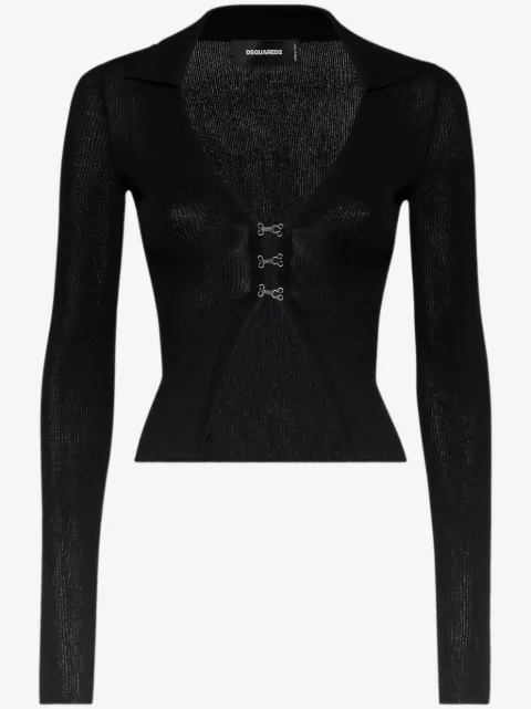 DSQUARED2 ribbed-knit cardigan