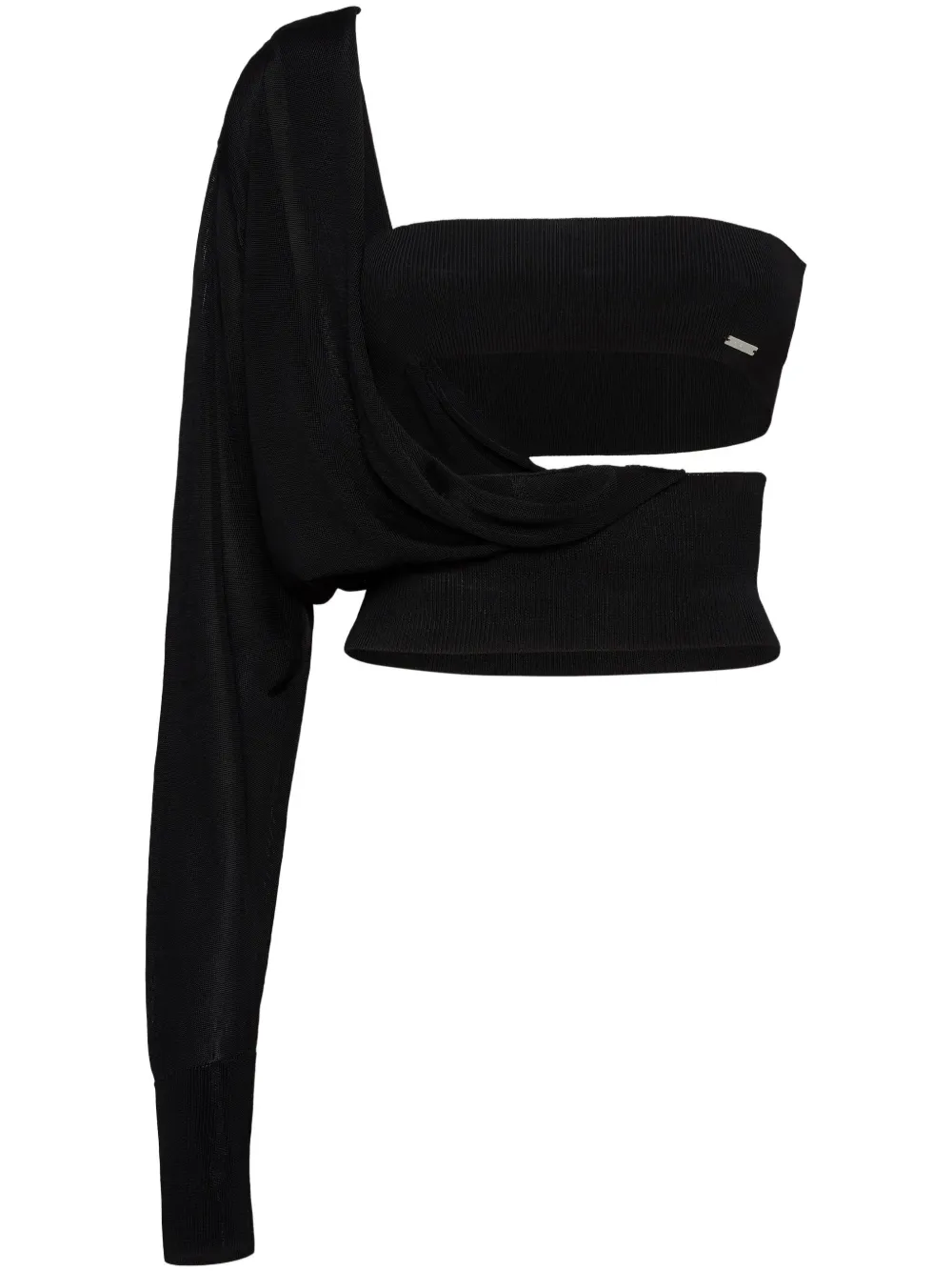 DSQUARED2 top con una manga | negro | Image 1