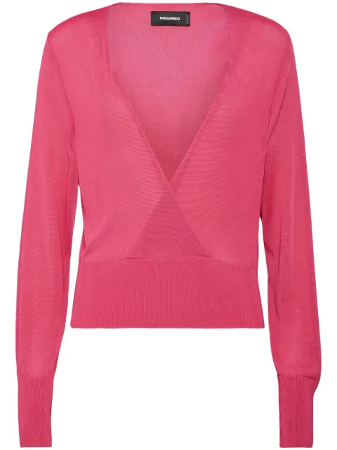 DSQUARED2 plunging V-neck jumper