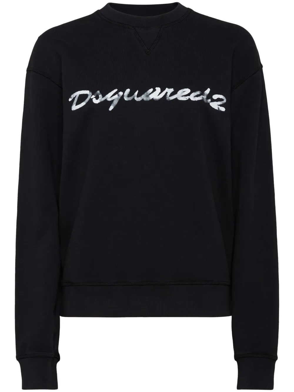 DSQUARED2 ロゴ スウェットシャツ - ブラック DSQUARED2 ロゴ スウェットシャツ - ブラック