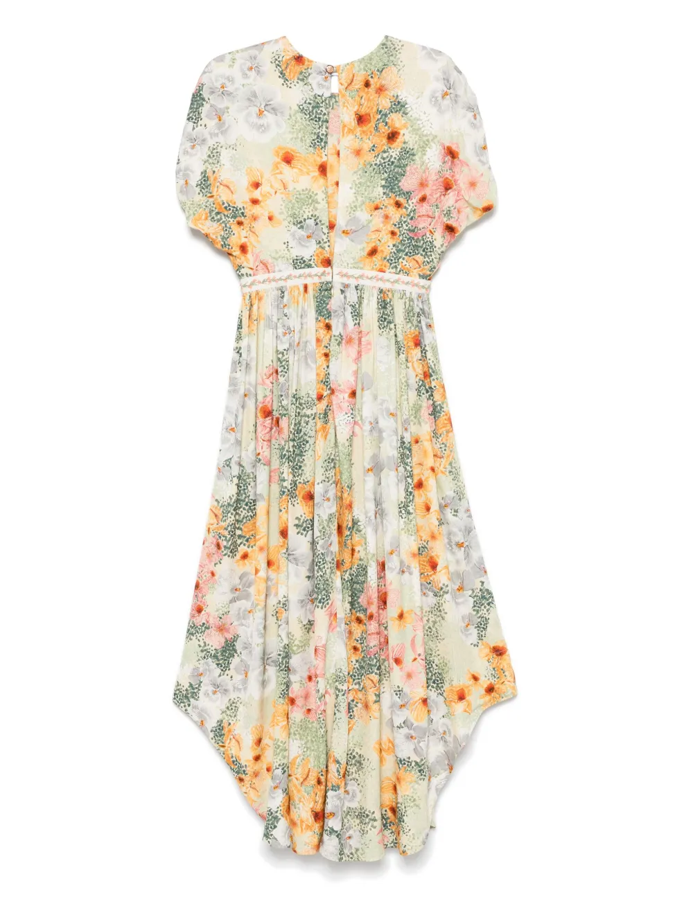Agua By Agua Bendita Aire Florecer maxi-jurk - Groen
