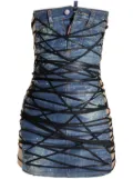 DSQUARED2 corset denim dress - Blue