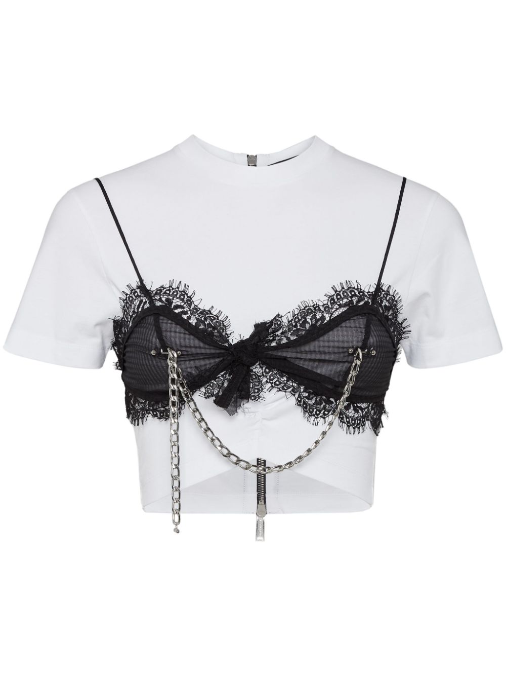 DSQUARED2 chain-detail T-shirt - White