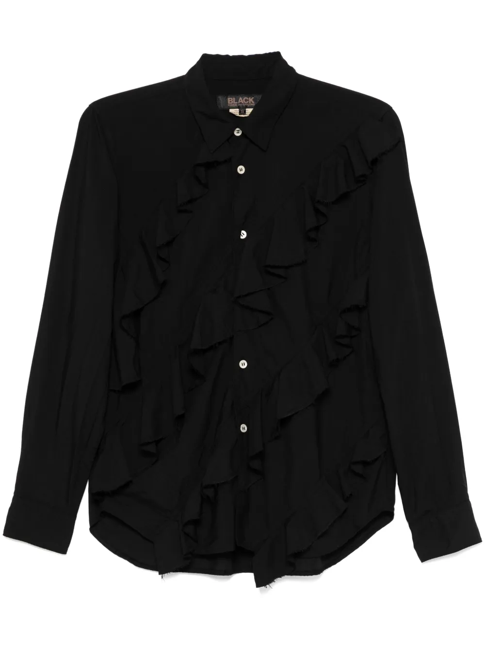 ruffled blouse