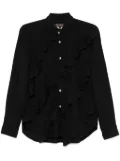 Black Comme Des Garçons ruffled blouse