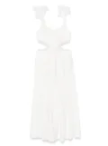 SANDRO Solena midi dress - White