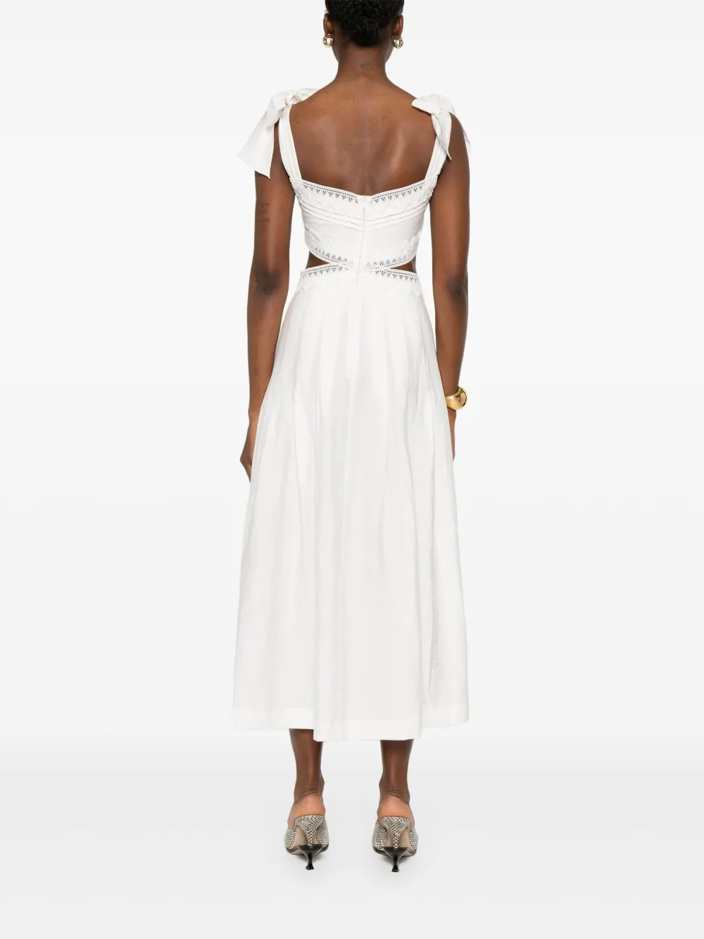 Shop Sandro Solena Midi Dress