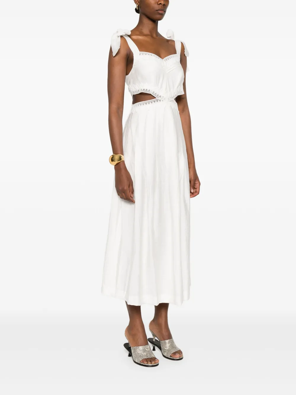 Shop Sandro Solena Midi Dress
