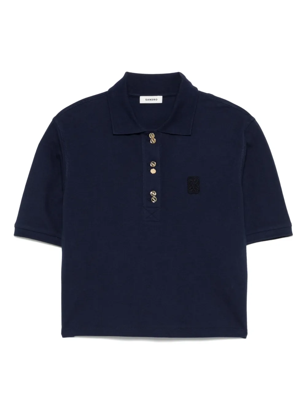 Sandro Logol-embroidered Polo Shirt