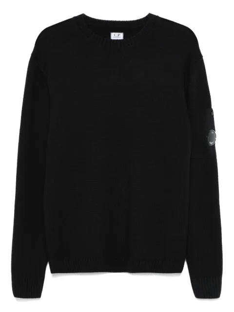 C.P. Company Kids Lens-embellished sweater