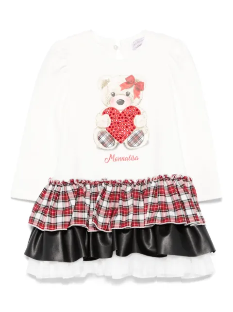 Monnalisa robe à imprimé Teddy Bear
