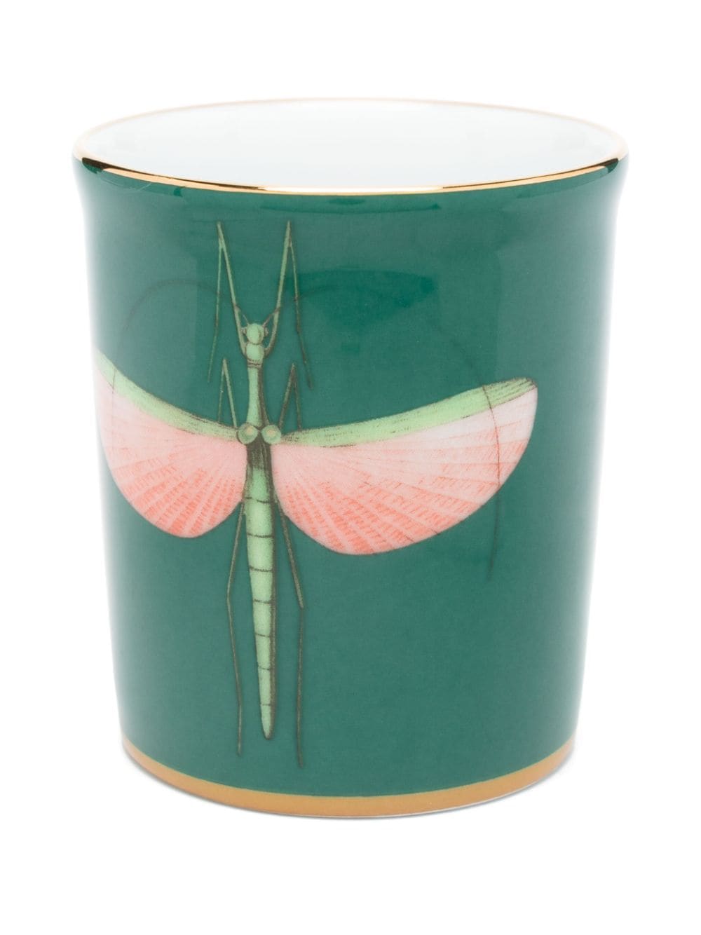 Shop La Doublej X Ancap Lidded Mug (8.5cm X 15cm) In Green