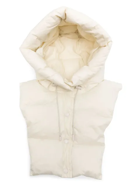 Yves Salomon padded hooded bib