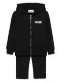 Moschino Kids Leo Teddy-print tracksuit - Black