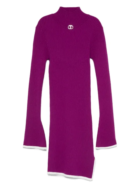 TWINSET Kids ribbed-knit mini dress