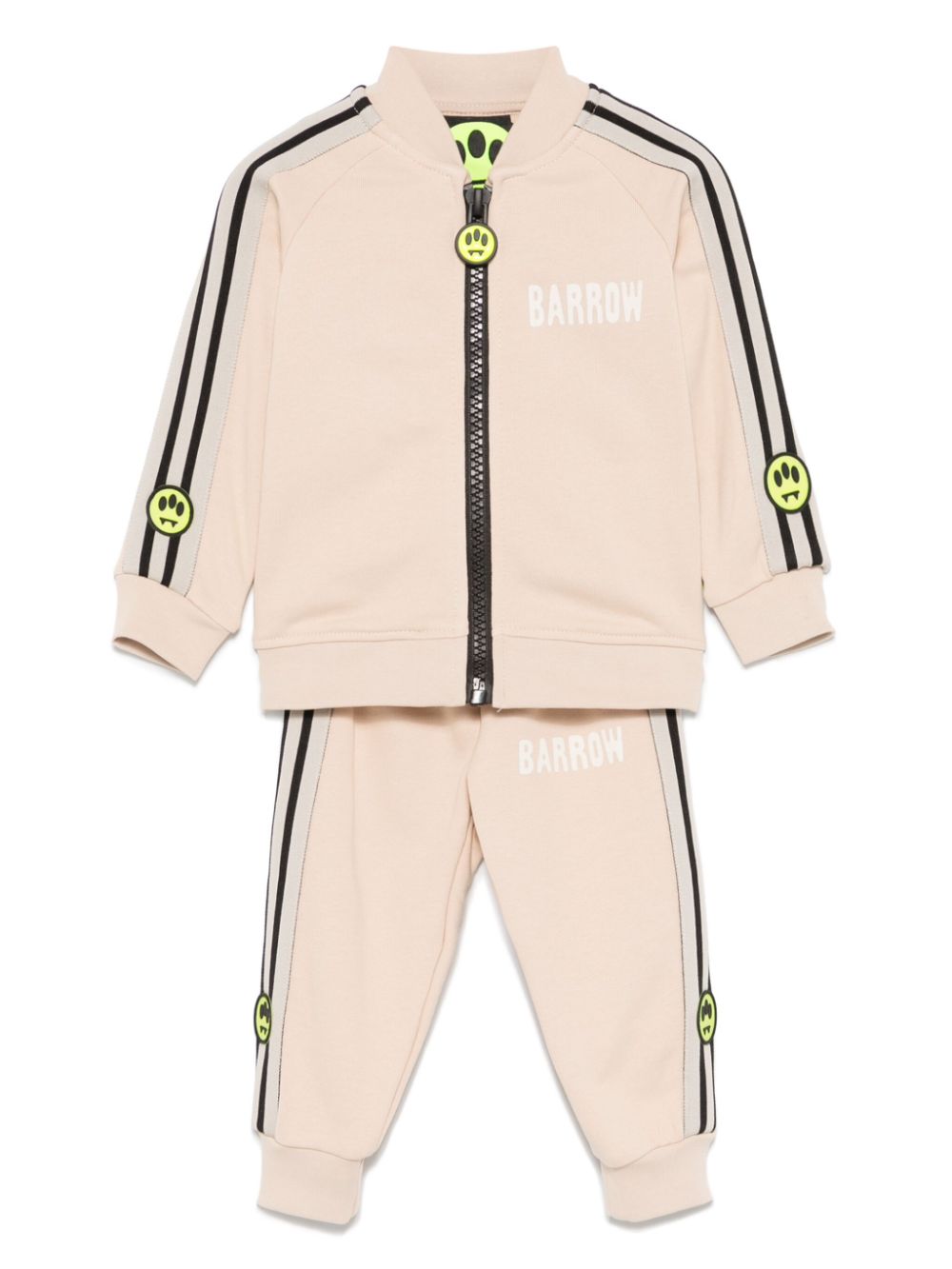 Barrow kids cotton tracksuit set - Neutrals