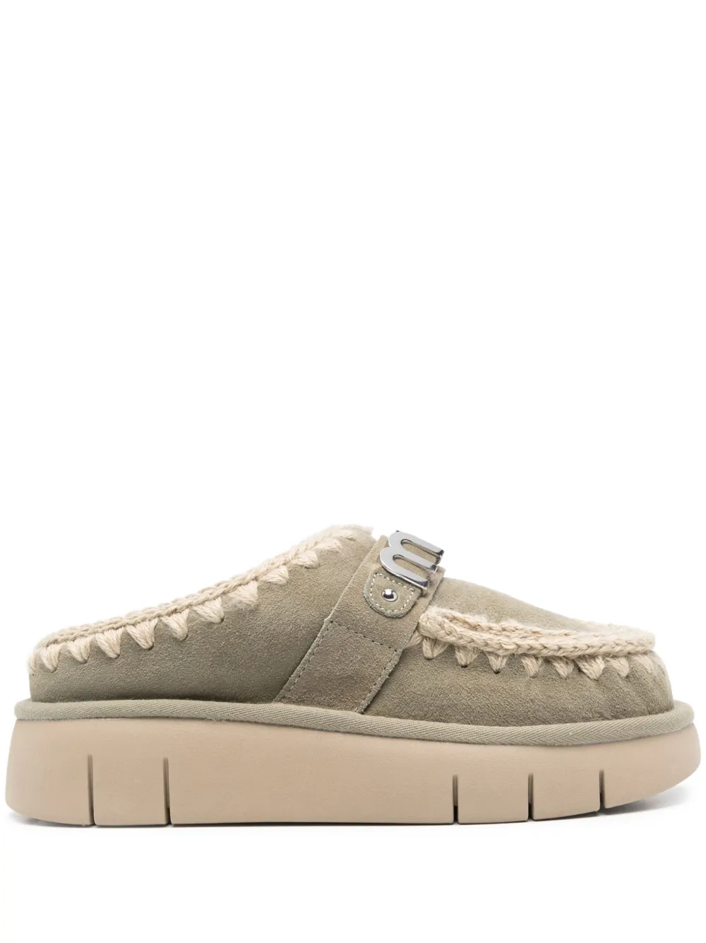 Mou Bounce Clog slippers Groen