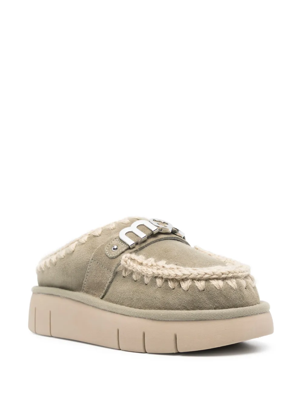 Mou Bounce Clog slippers - Groen