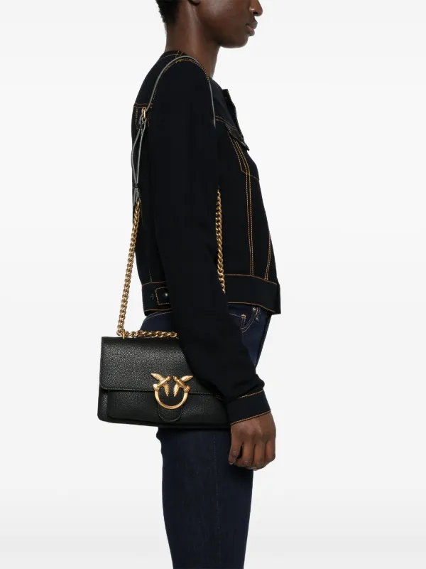 PINKO Love One Cross Body Bag Black FARFETCH IN