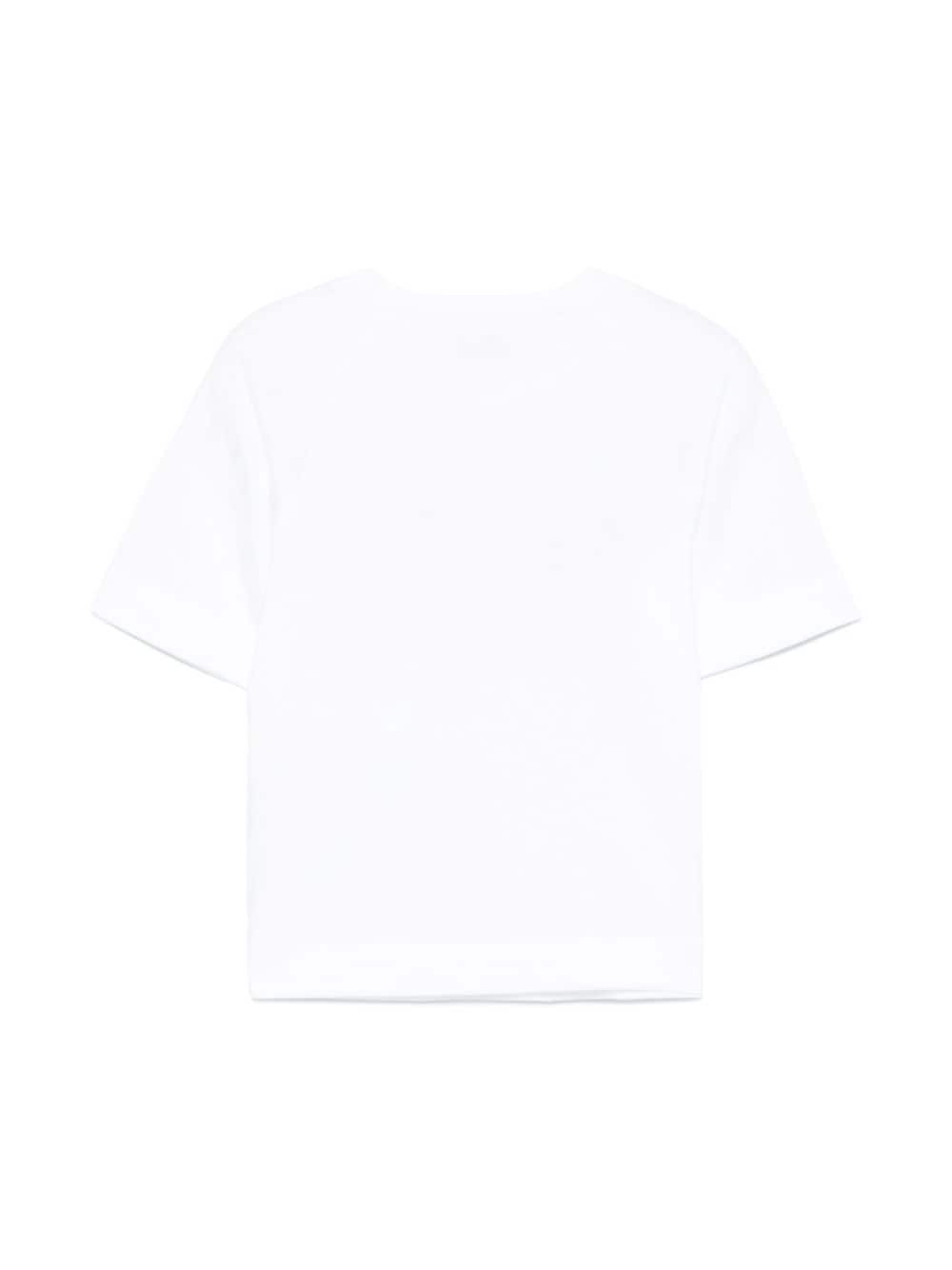 Nº21 Kids logo-print T-shirt - Wit