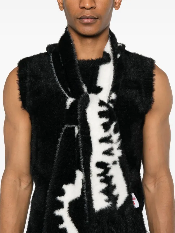 Charles Jeffrey Loverboy Brushed attached-scarf Vest | ブラック 
