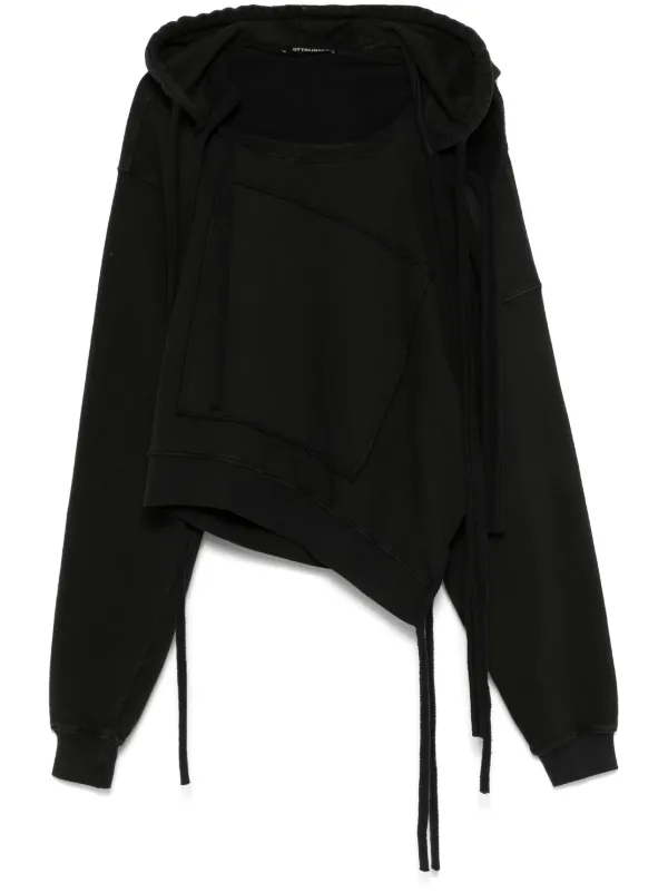Ottolinger アシンメトリー パーカー | ブラック | FARFETCH JP Ottolinger アシンメトリー パーカー | ブラック | FARFETCH JP