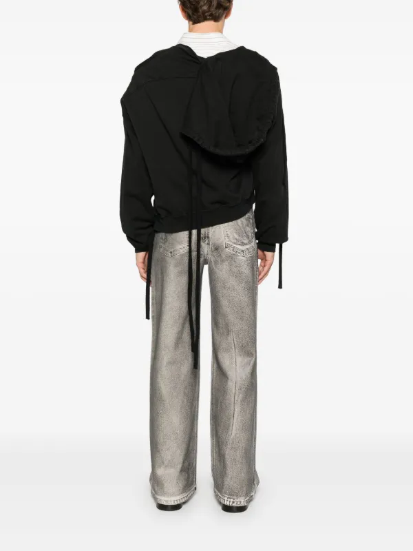 OTTOLINGER Multiline Zip Hoodie Brown – ESSXNYC