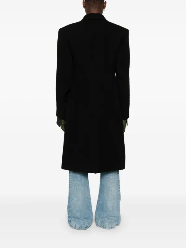 【関税込み】Martine Rose コート Martine Rose パイル コート | ブラック | FARFETCH JP