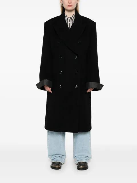 Martine Rose pilled-finish coat 325WT07001 - 2