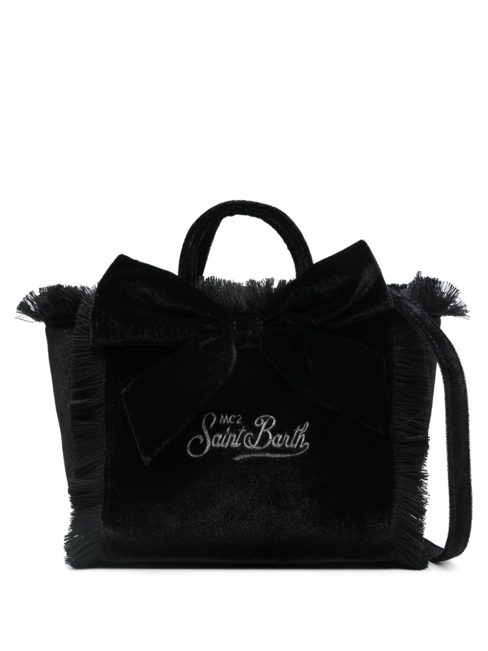 MC2 Saint Barth Kids Kleine Vanity shopper Zwart