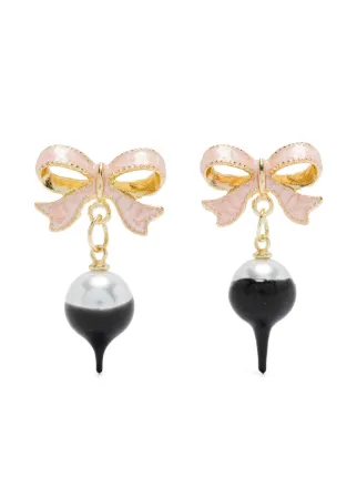 Ottolinger Bow Pearl ピアス | ゴールドトーン | FARFETCH JP