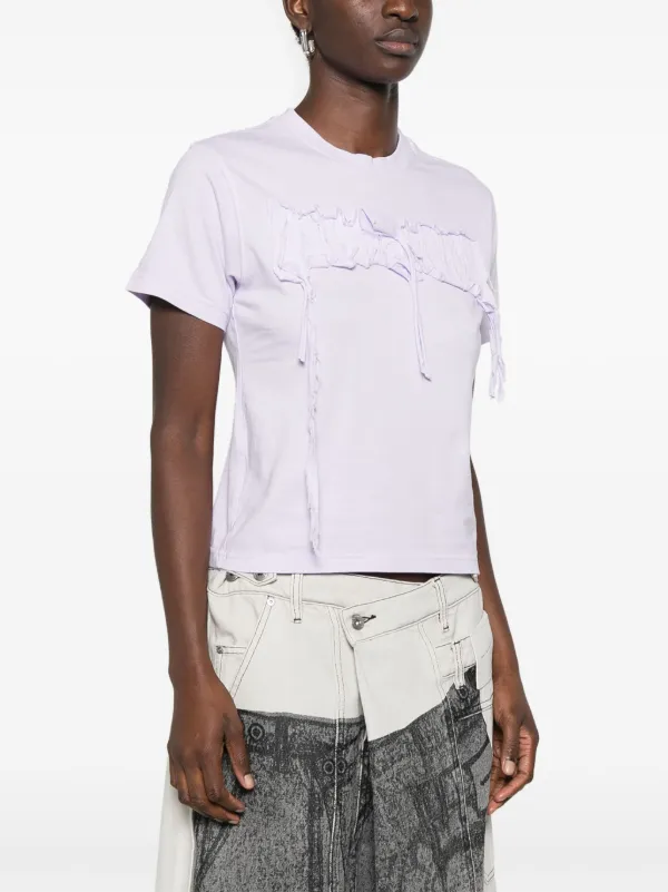 Ottolinger Distressed Otto Tシャツ | パープル | FARFETCH JP