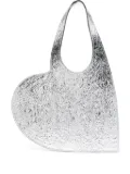 Coperni mini Heart tote bag - Silver