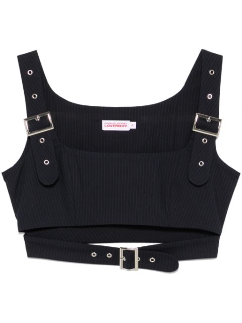 Charles Jeffrey Loverboy belted crop top