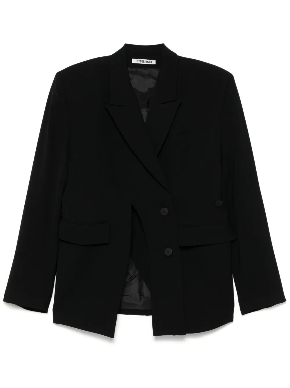 Ottolinger Blazer met split Zwart
