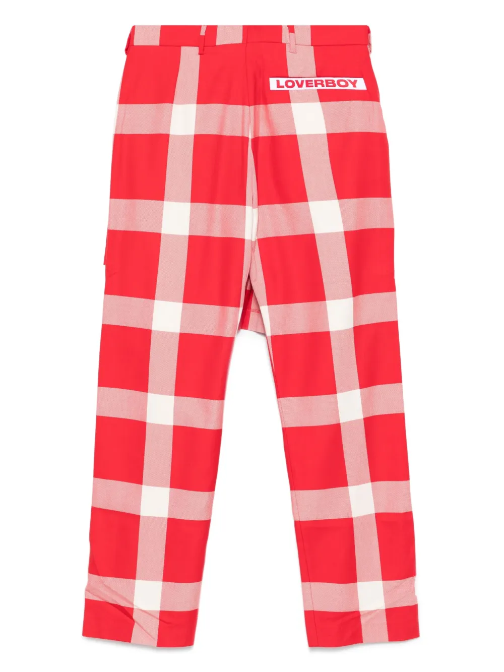 Charles Jeffrey Loverboy pleated-panel checked trousers | Tapered Pants | Image 2