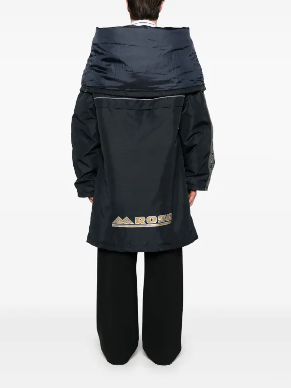 Martine Rose Reverse Manager Coat | Blue | FARFETCH