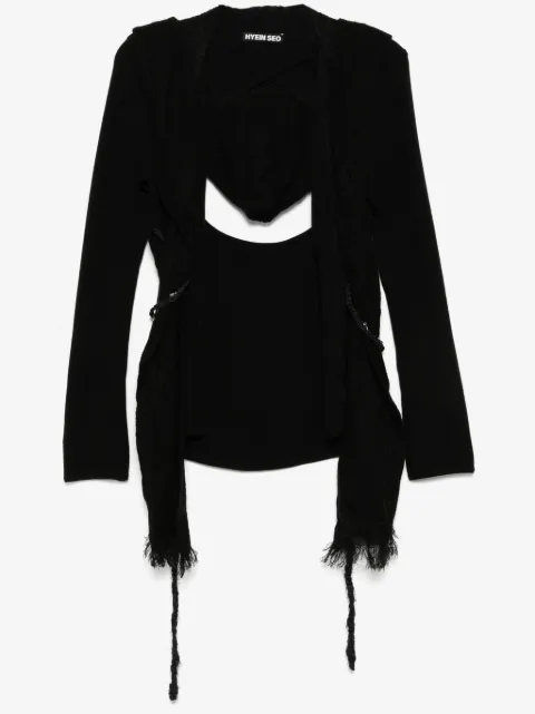 Hyein Seo hooded cardigan