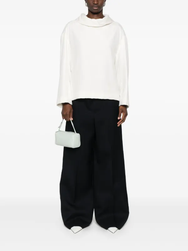 Carven ウール ワイドパンツ | ブラック | FARFETCH JP Carven ウール ワイドパンツ | ブラック | FARFETCH JP