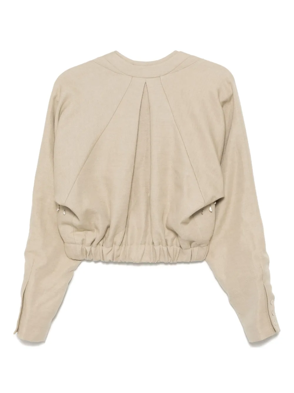 Hyein Seo Blouse met kralen bedel - Beige