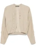 Hyein Seo beaded silver charm blouson - Neutrals