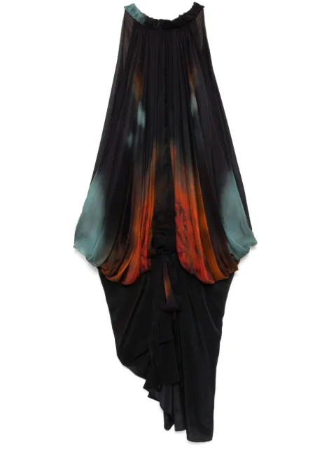 YANGKEHAN vestido con estampado floral