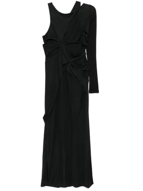 YEHUAFAN vestido con mangas asimétricas