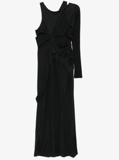 YEHUAFAN Asymmetrisches Kleid ohne Ärmel