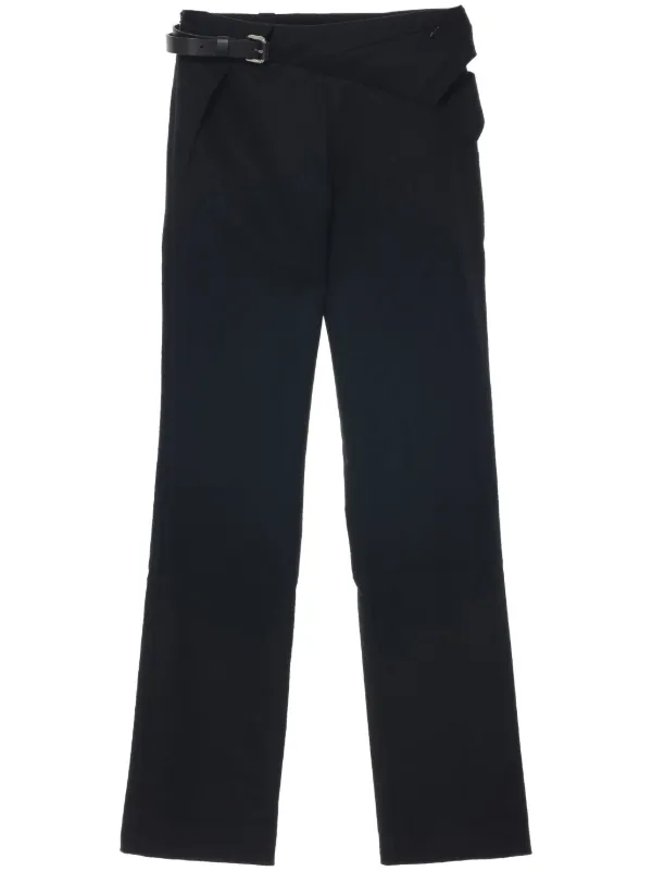 Hyein Seo slash-pocket Trousers | Black | FARFETCH JO