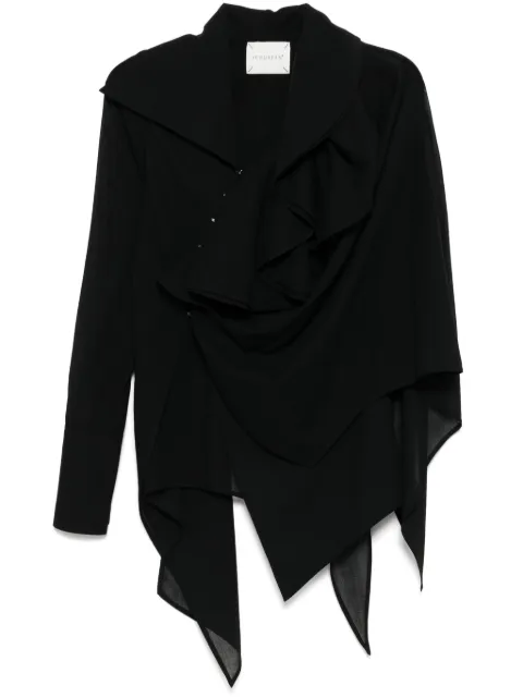 YEHUAFAN camisa asimétrica