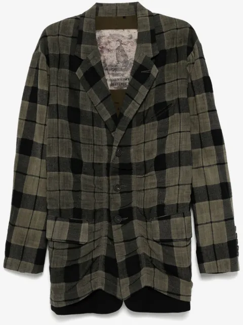 Ziggy Chen check pattern blazer