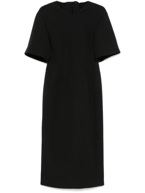 Carven draped-detail maxi dress