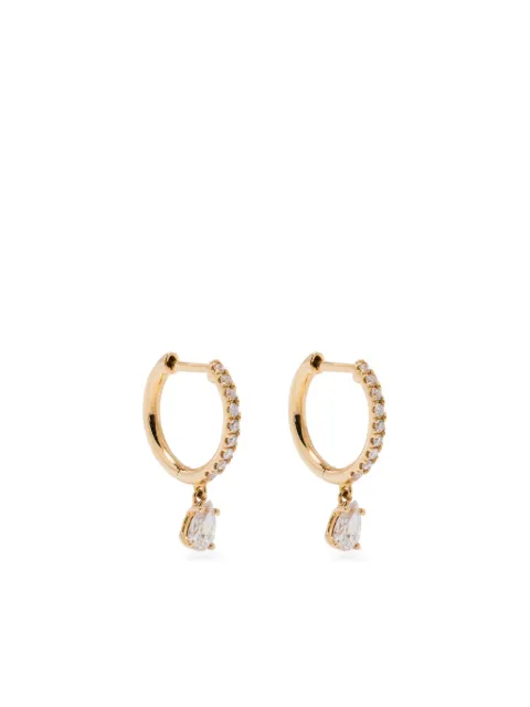 Anita Ko 18KT yellow gold diamond earrings