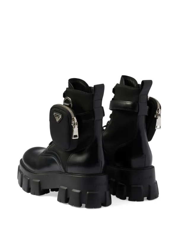 Prada モノリス ブーツ | ブラック | FARFETCH JP